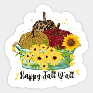 Happy Fall You All Sticker